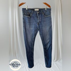 Topman Skinny Jeans Stretch Jeans W 34 Button Fly